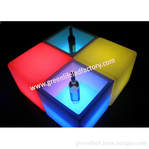 Glowing LED Ice Cubes, Flashing and Waterproof